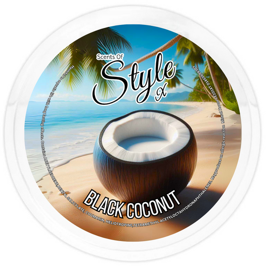 Black Coconut 2oz Segment Pot