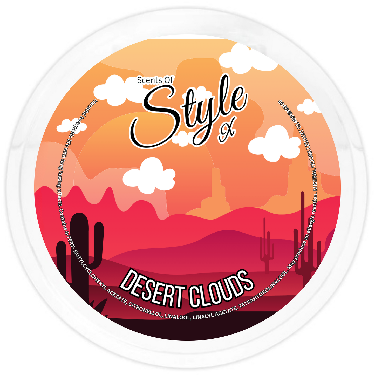 Desert Clouds 2oz Segment Pot