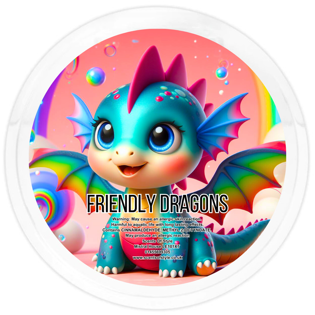 Friendly Dragons 2oz Segment Pot