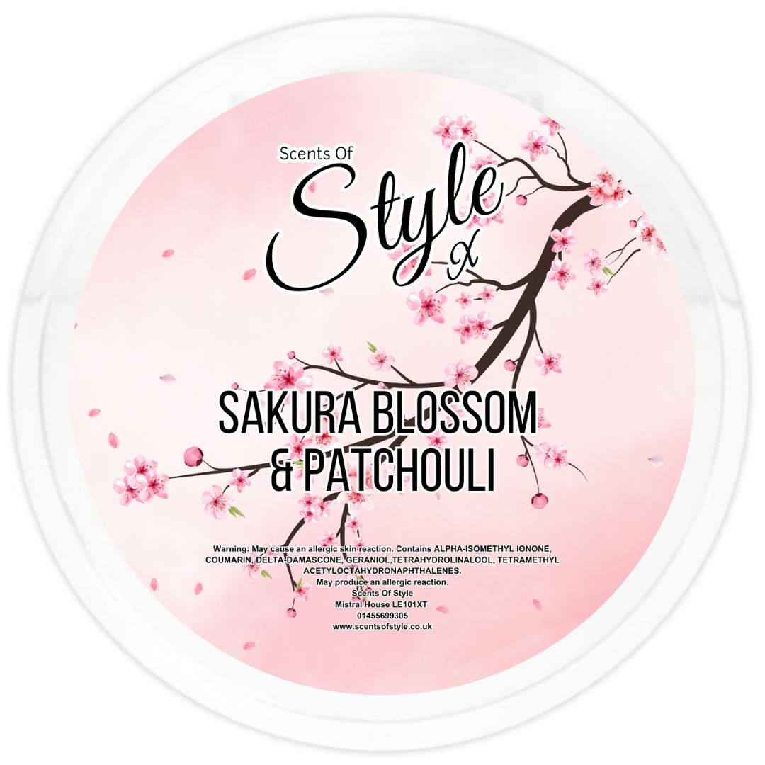 Sakura Blossom Patchouli 2oz Segment Pot