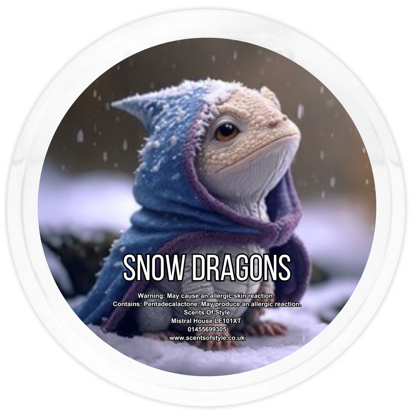 Snow Dragons 2oz Segment Pot