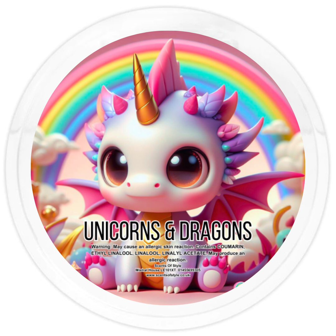 Unicorns & Dragons 2oz Segment Pot