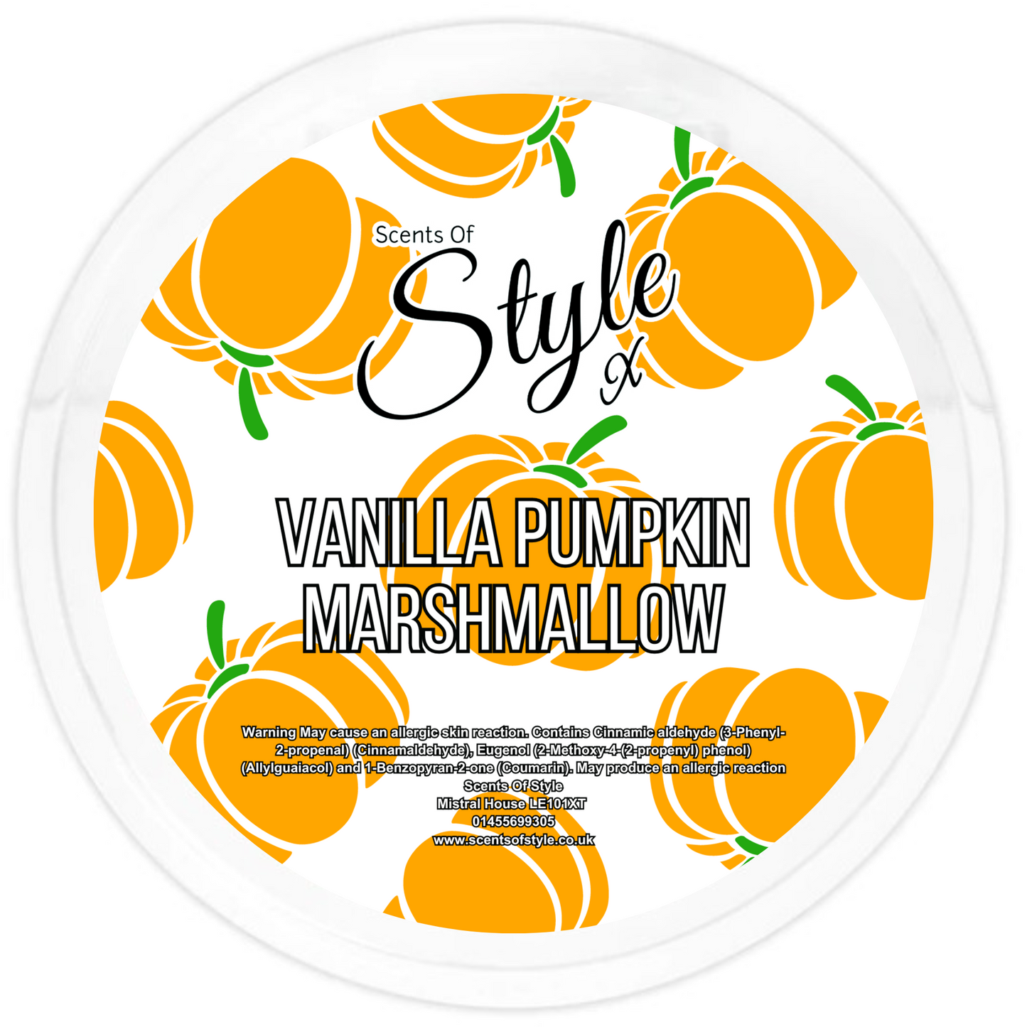 Vanilla Pumpkin Marshmallow 2oz Segment Pot